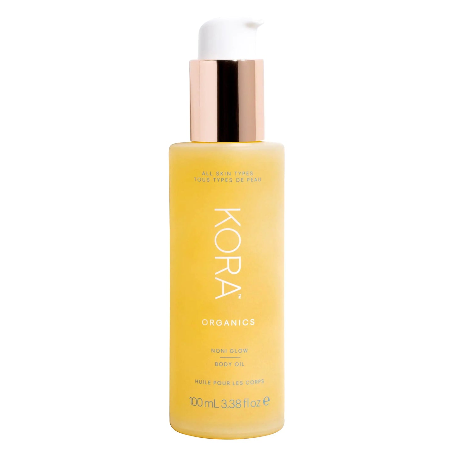 KORA Organics Noni Glow Body Oil Nourish and Smooth Skin Certified Organic Cruelty Free 3.38 oz