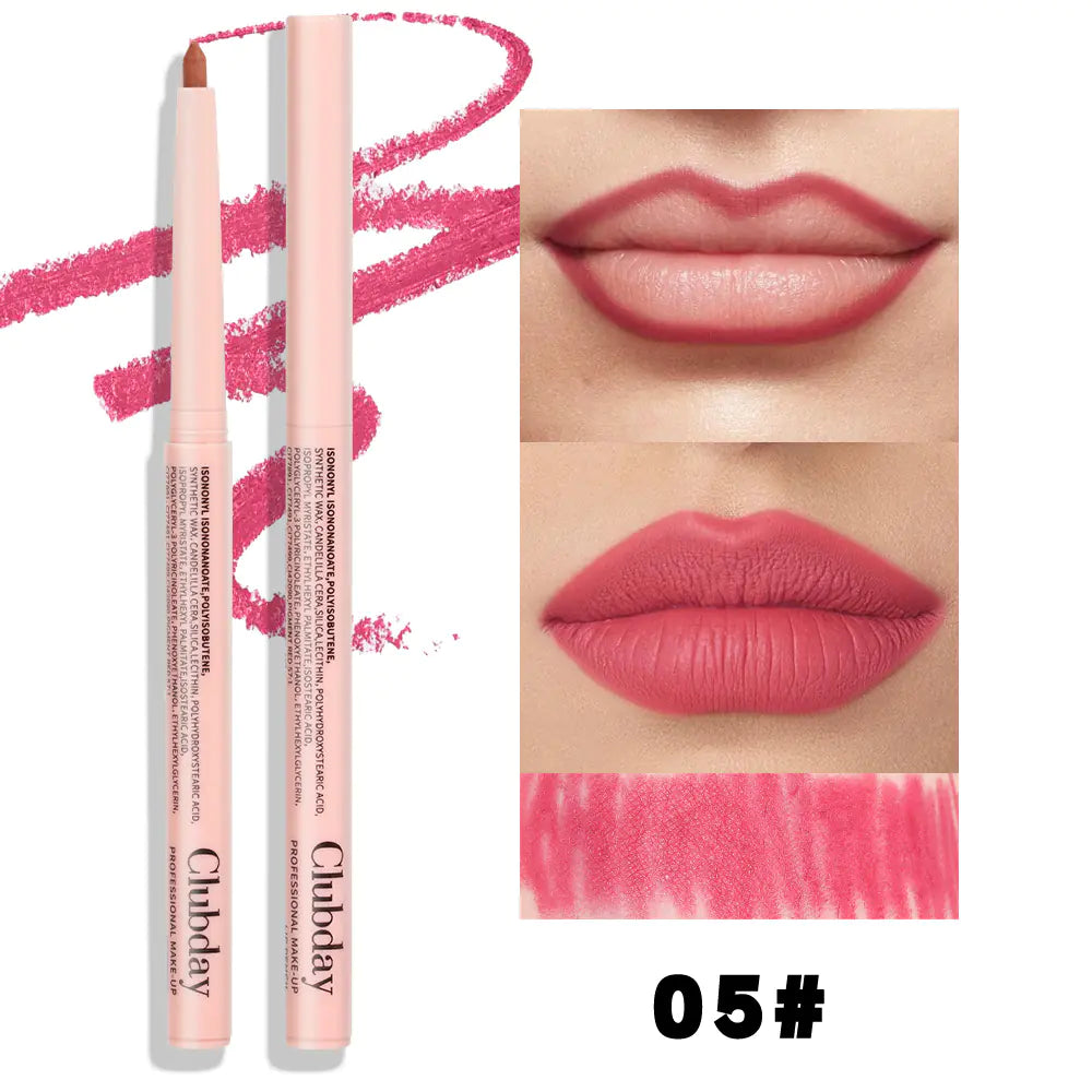Long-lasting Waterproof Matte Lip Liner Pencil