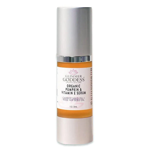 Organic Face Serum With Antioxidants Pumpkin Vitamin E Rejuvenates Skin 1 oz