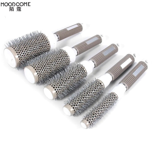 Round Hair Dressing Brushes and Styling Tool Set