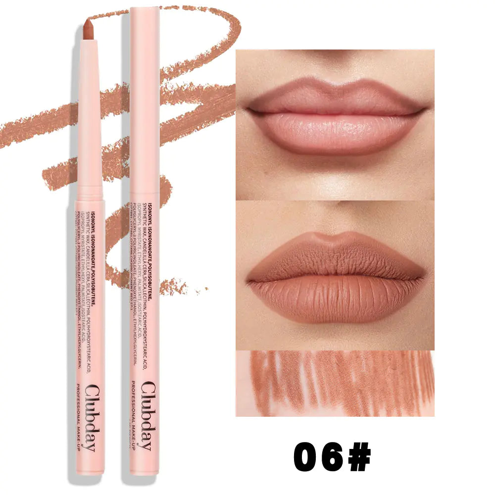 Long-lasting Waterproof Matte Lip Liner Pencil